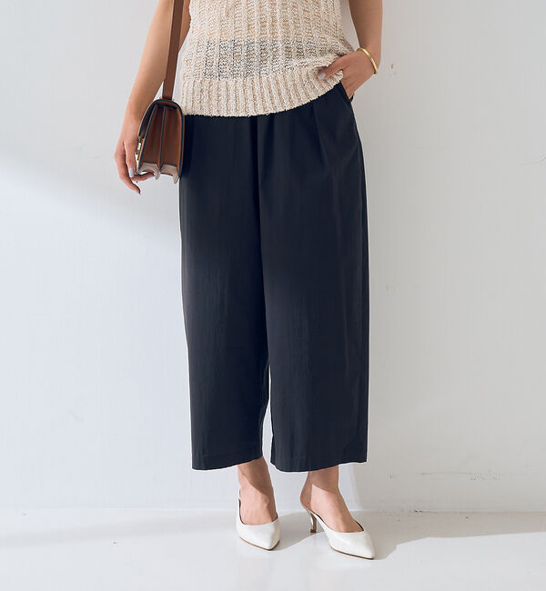 Rouge vif「【ロングセラー】イージー ワイドパンツ」|その他|ブラック