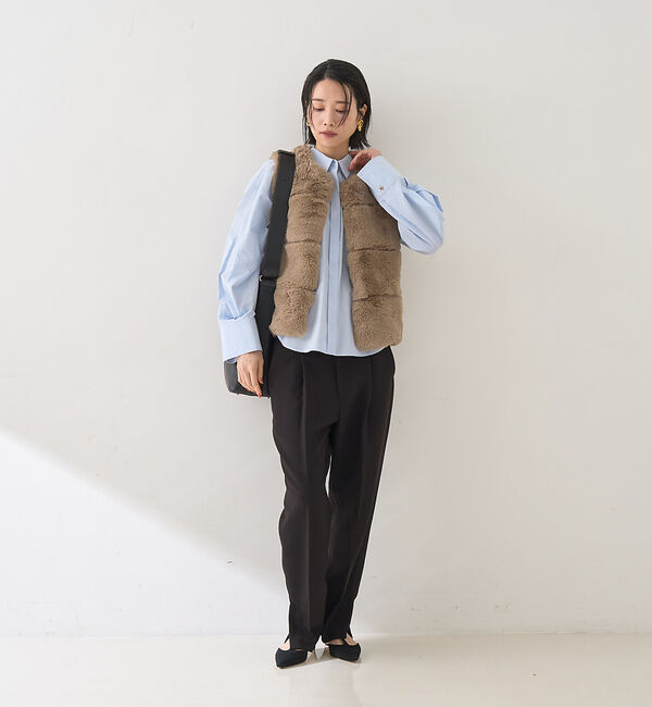 Rouge vif「【セットアップ対応】【3サイズ展開】ストレッチダブルクロステーパードパンツ」|その他|