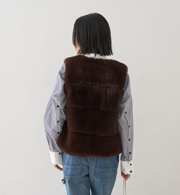 Rouge vif「エコファージレ」|ダウンベスト・ベスト|