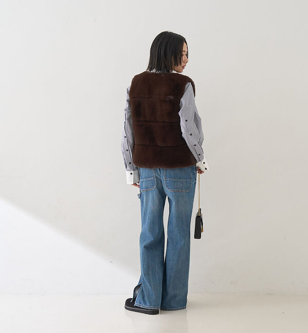 Rouge vif「エコファージレ」|ダウンベスト・ベスト|