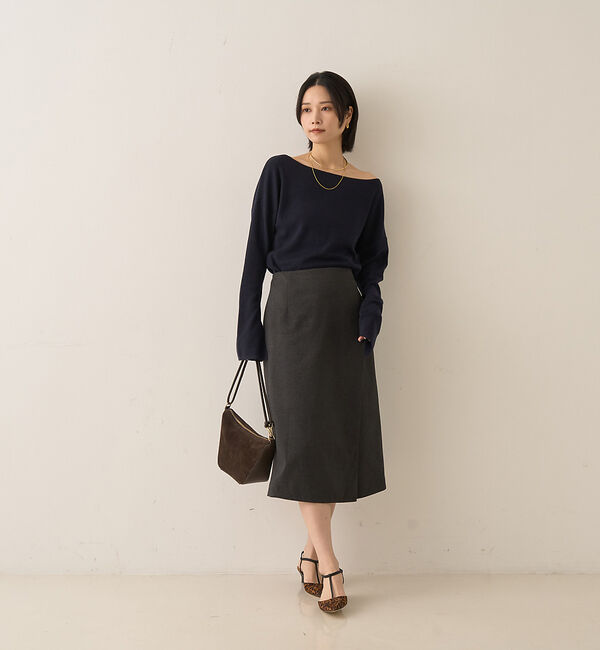 Rouge vif「ウールライクデザインスカート」|スカート|