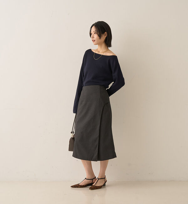 Rouge vif「ウールライクデザインスカート」|スカート|