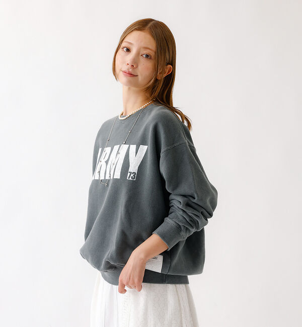 Rouge vif「【JOHNBULL/ジョンブル】クルースウェット/トップス/スウェット【WEB限」|Tシャツ・カットソー|