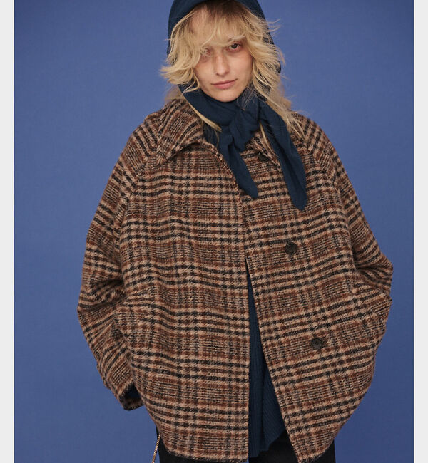 Rouge vif「【2サイズ展開】ウール混ショート丈スライバーコート」|その他|