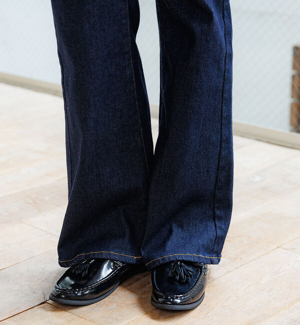 Rouge vif「【SOMETHING/サムシング】BODYFIRE FLARE/フレアデニムパン」|デニム|