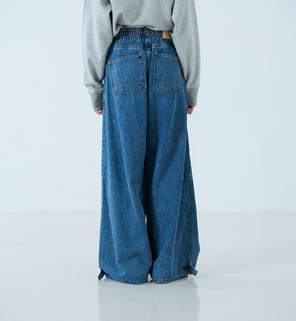 Rouge vif「【atelier SOMETHING / アトリエ サムシング】DRAWSTRI」|デニム|