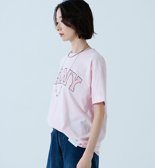 Rouge vif「【JOHNBULL/ジョンブル】ARMY プリント S/S Tシャツ / 半袖T」|Tシャツ・カットソー|