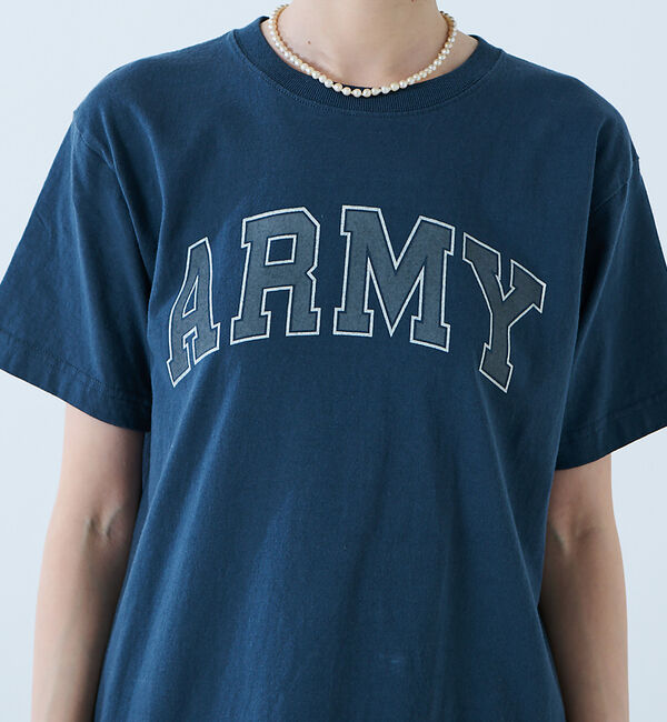 Rouge vif「【JOHNBULL/ジョンブル】ARMY プリント S/S Tシャツ / 半袖T」|Tシャツ・カットソー|