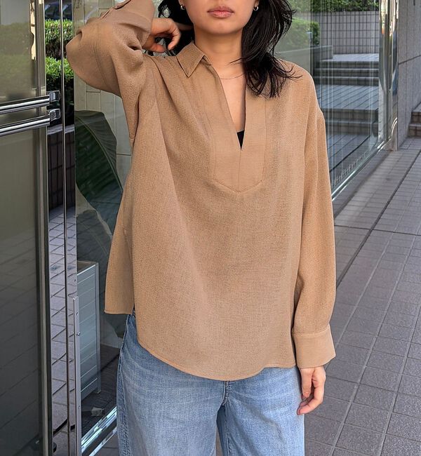 Rouge vif「ヴィンテージメッシュプルオーバー/シャツ/ブラウス」|シャツ・ブラウス|