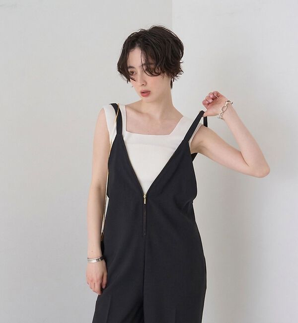 Rouge vif「【人気追加】ドライウェザーサロペット」|オールインワン|