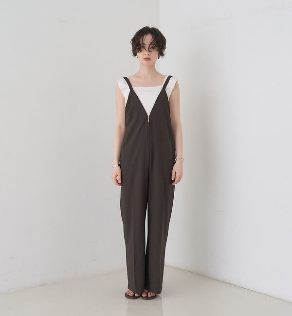 Rouge vif「【人気追加】ドライウェザーサロペット」|オールインワン|