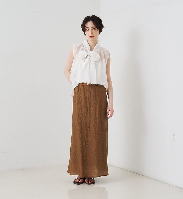 Rouge vif「前後2WAYビッグボウタイリボンブラウス【予約】」|シャツ・ブラウス|