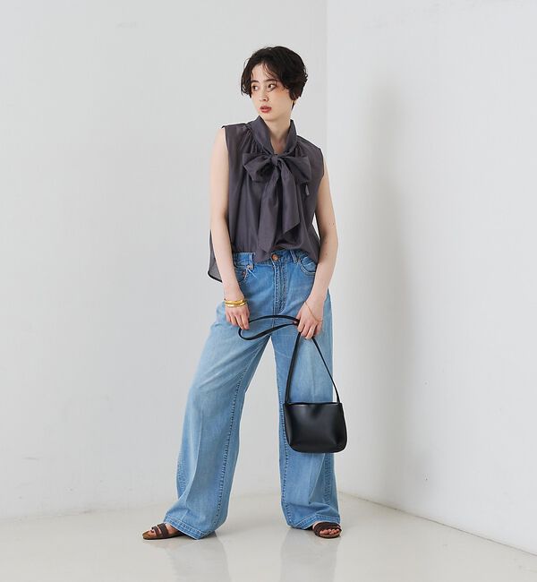 Rouge vif「前後2WAYビッグボウタイリボンブラウス【予約】」|シャツ・ブラウス|