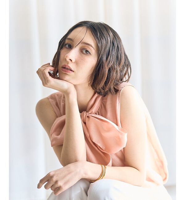 Rouge vif「前後2WAYビッグボウタイリボンブラウス【予約】」|シャツ・ブラウス|