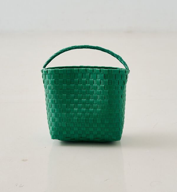 Rouge vif「【NHE/ニエ】カゴバッグ NHO(ONE HAND TALL) バスケットバッ」|かごバッグ|グリーン