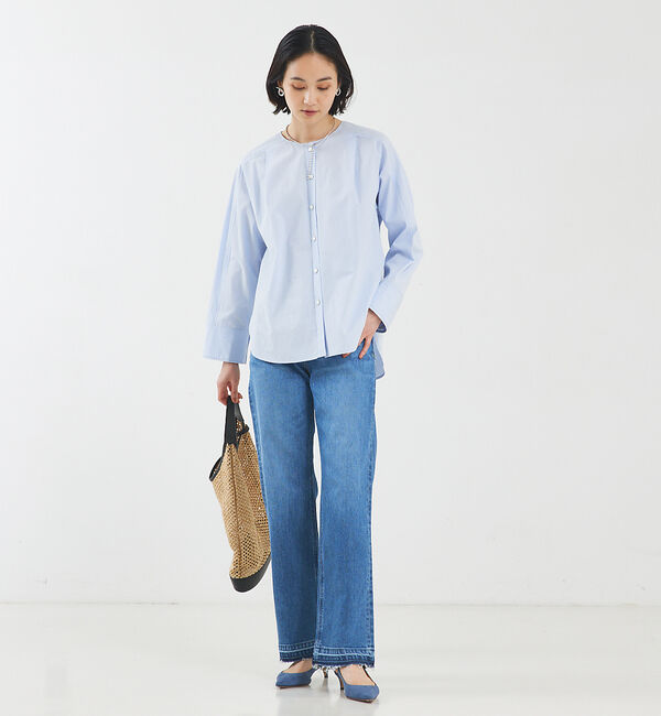 qualite「【YANUK】ボーイズストレートデニムパンツ LEA」|デニム|