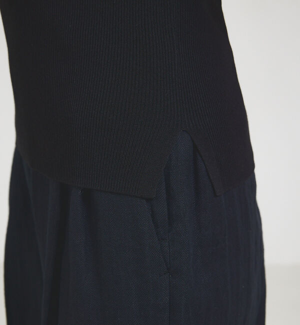 qualite「スクエアノースリーブニット」|キャミソール|