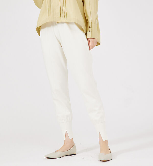 qualite「ニットジョガーパンツ」|その他|オフホワイト