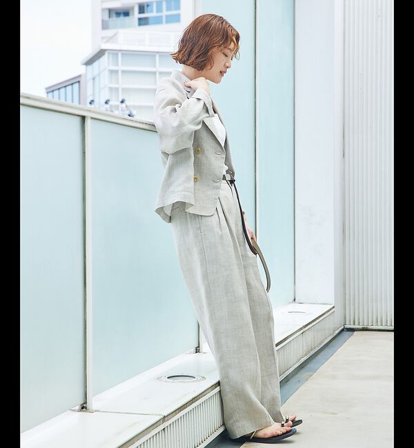 qualite「【セットアップ対応】ミックスカラーラミージャケット」|その他|