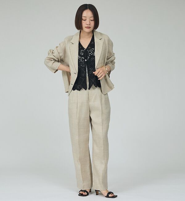 qualite「【セットアップ対応】ミックスカラーラミージャケット」|その他|