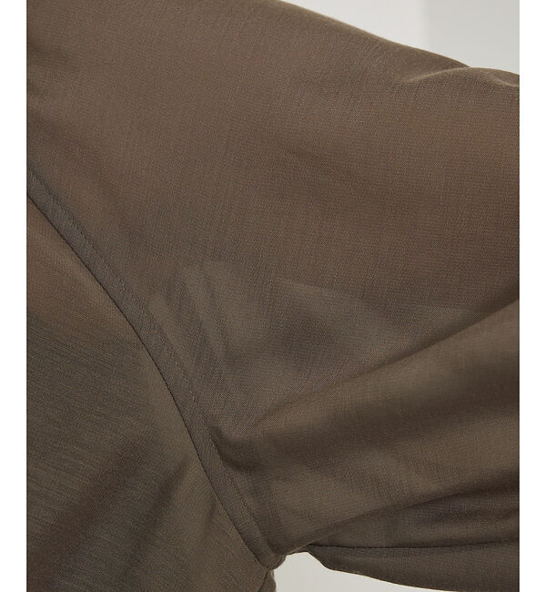 qualite「ラウンドスリーブギャザーブルゾン」|ブルゾン・スタジャン|