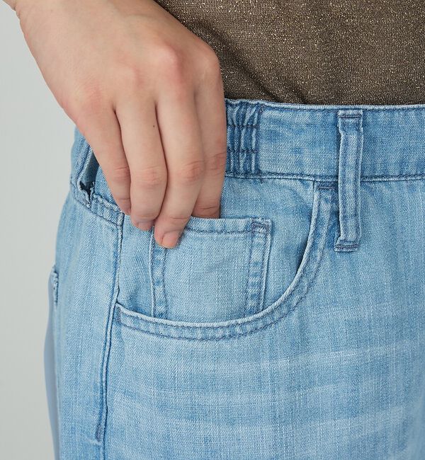 qualite「【Healthy denim】Breezy PinkpeperM- easy ス」|デニム|