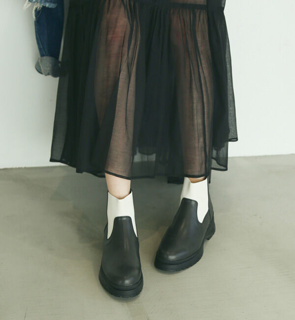 AU BANNISTER「【LAROUTE】サイドゴアブーツスニーカー」|ショートブーツ|