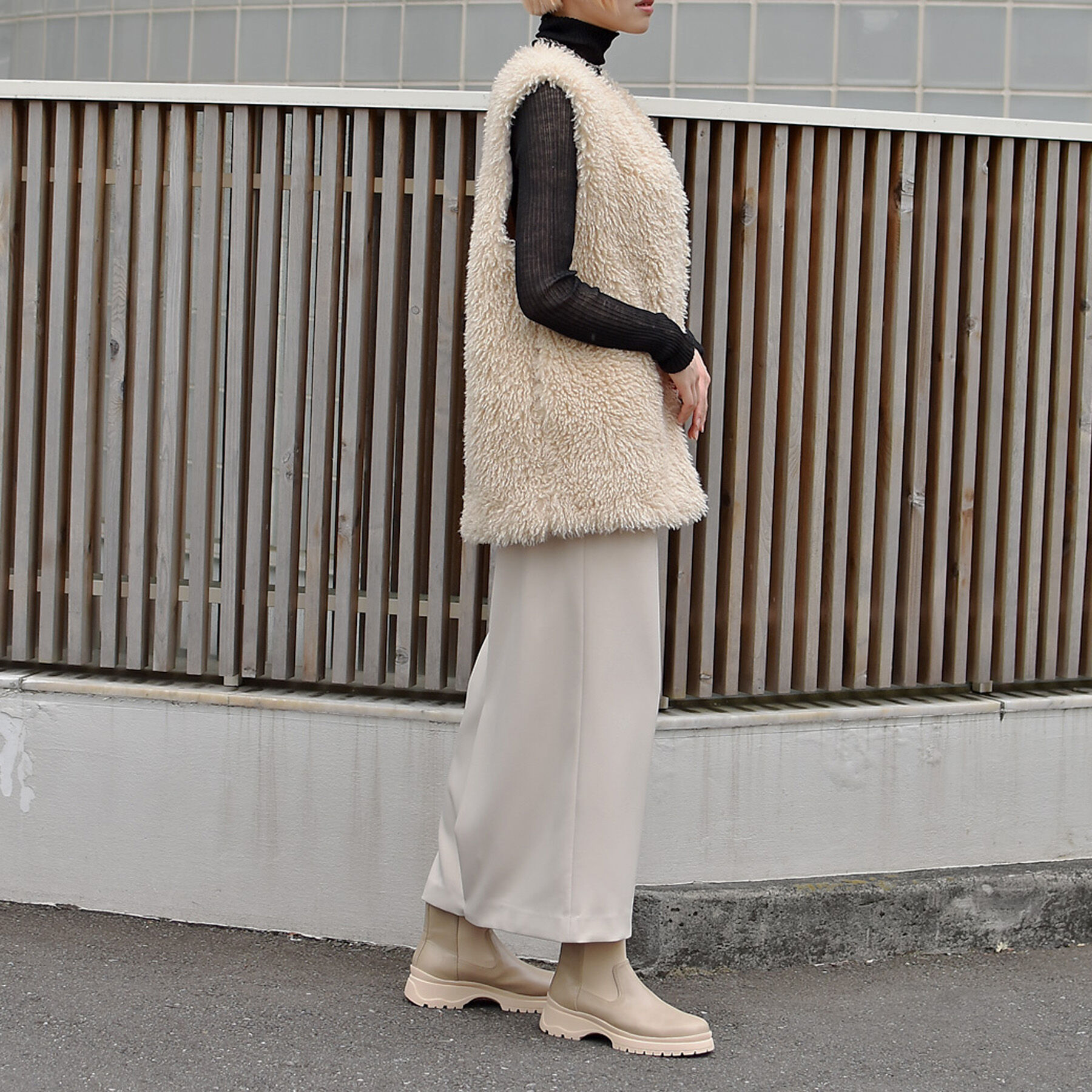 AU BANNISTER「【LAROUTE】サイドゴアブーツスニーカー」|ショートブーツ|