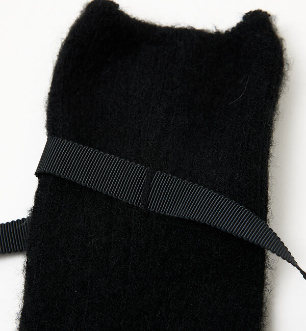 AU BANNISTER「●FAKUI リボンソックス(起毛)」|その他|