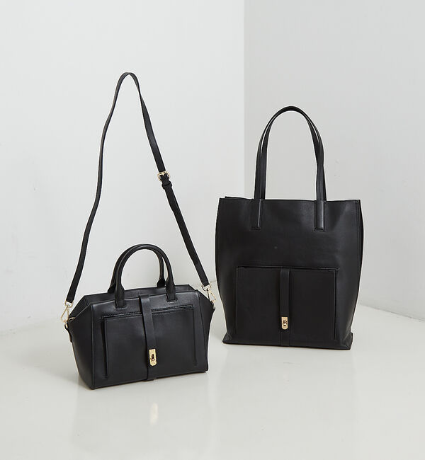 LOWELL things「Classy／レザー2wayボストンバッグ」|ハンドバッグ|