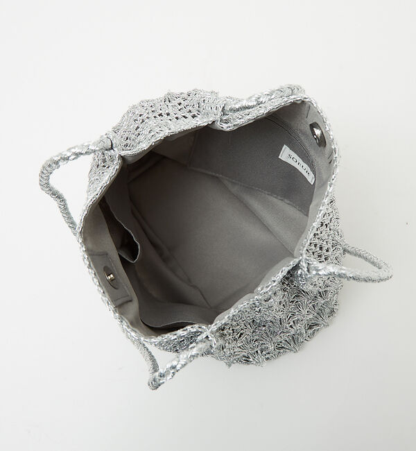 LOWELL things「●SOEUR/マクラメメタリックトートバック」|トートバッグ|