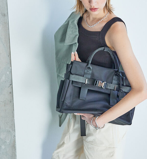 LOWELL things「【CLASSY掲載】ABILITY/ナイロンBELTEDトート」|トートバッグ|