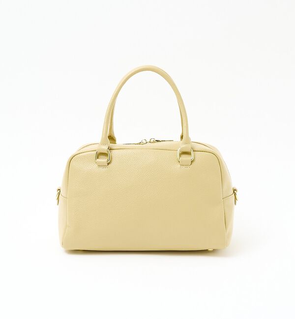 LOWELL things「【新色追加】SOEUR/レザーボストンバッグ」|ボストンバッグ|クリーム