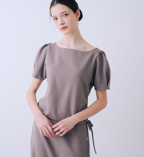 SELFIST「【kariさんコラボ】パフスリーブブラウス&times;タイトスカートセット【予約】」|ワンピース|