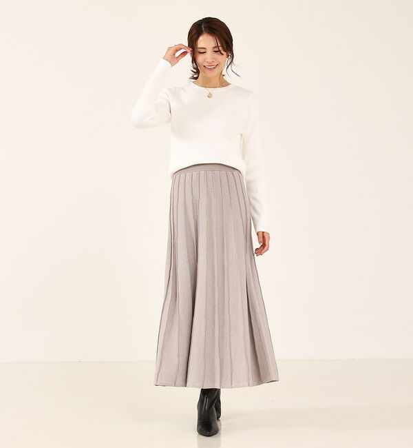 abahouse mavie「ニットジャガードセットアップ」|その他|