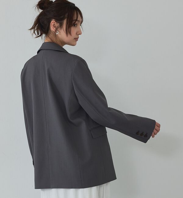 abahouse mavie「【春映えシルエット】ダブルジャケット/フリーサイズ/春アウター/長袖/春服」|その他|