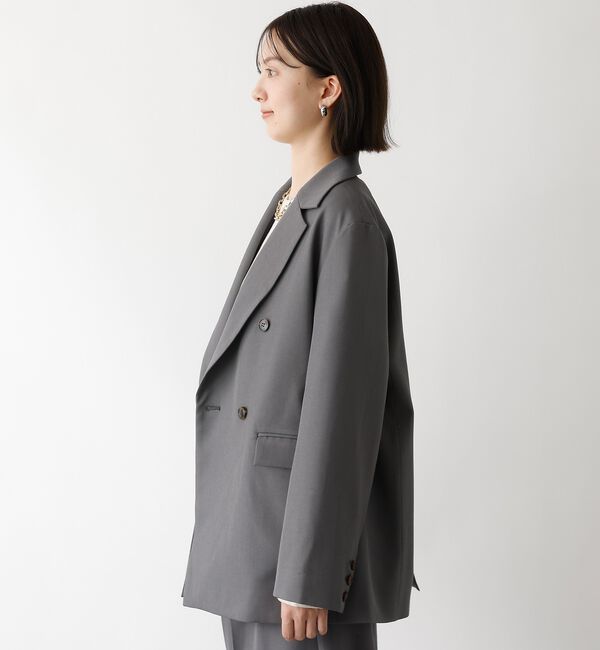 abahouse mavie「【春映えシルエット】ダブルジャケット/フリーサイズ/春アウター/長袖/春服」|その他|