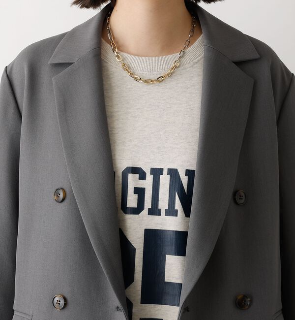 abahouse mavie「【春映えシルエット】ダブルジャケット/フリーサイズ/春アウター/長袖/春服」|その他|