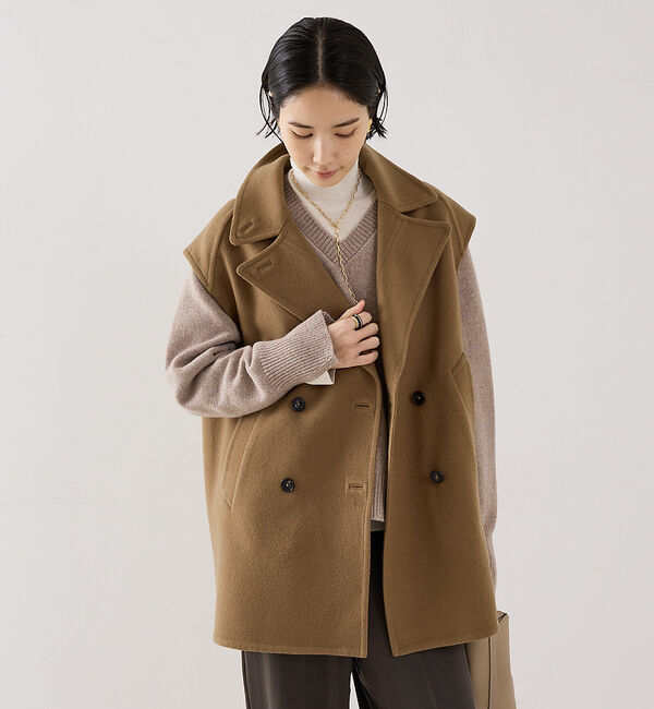 The Store by C' 「【COCUCA】リバーPコートベスト」|ピーコート|