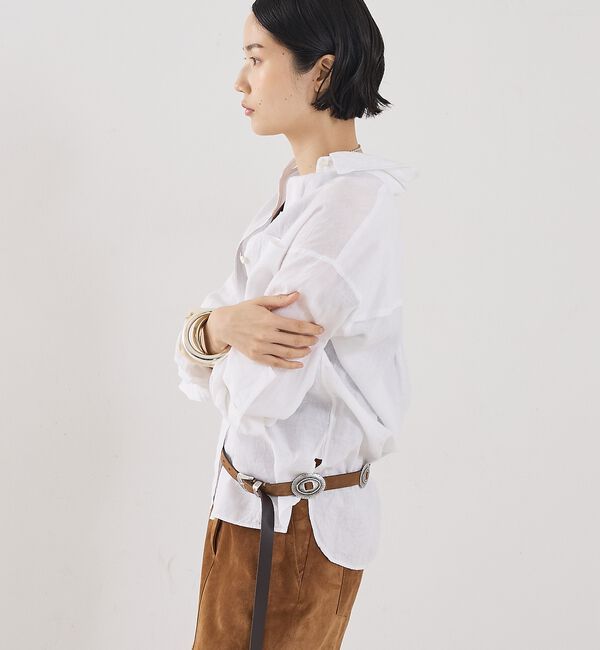 The Store by C' 「【COCUCA】リネンシャツ【予約】」|シャツ・ブラウス|