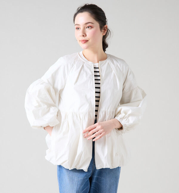 TIARA「ペプラムブルゾン」|ブルゾン・スタジャン|