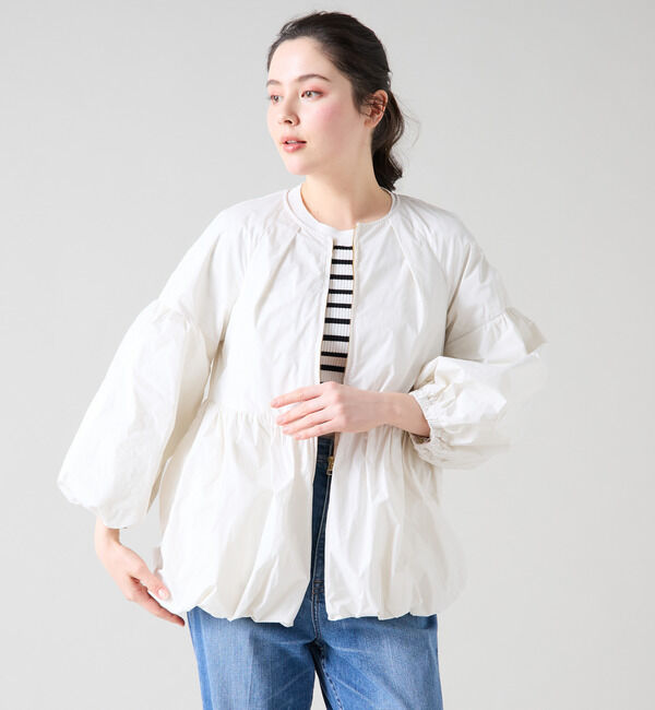 TIARA「ペプラムブルゾン」|ブルゾン・スタジャン|