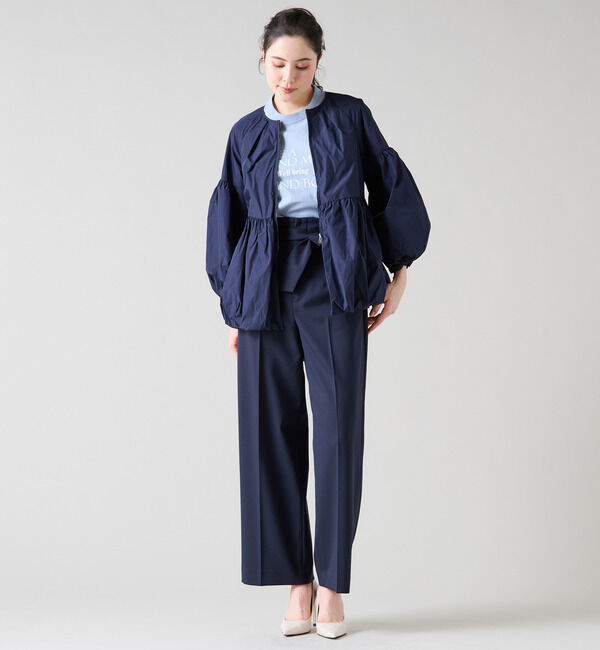 TIARA「ペプラムブルゾン」|ブルゾン・スタジャン|