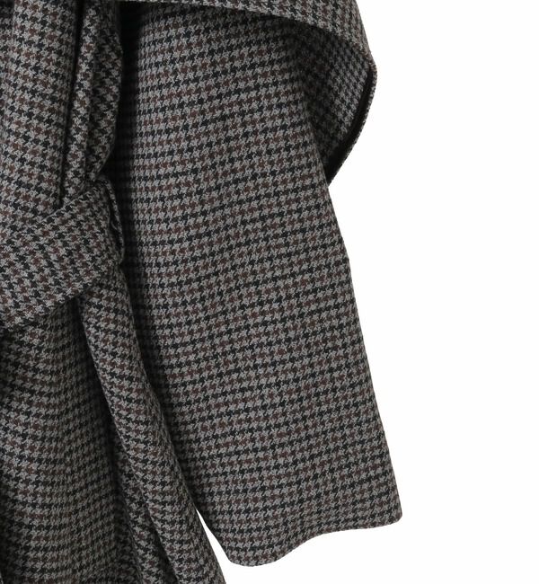 TIARA「ストール付きテントコート」|チェスターコート|