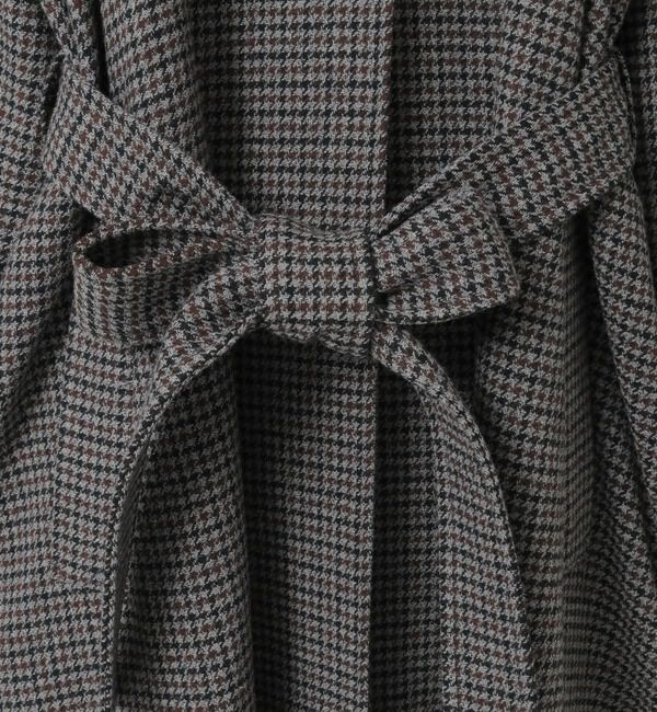 TIARA「ストール付きテントコート」|チェスターコート|