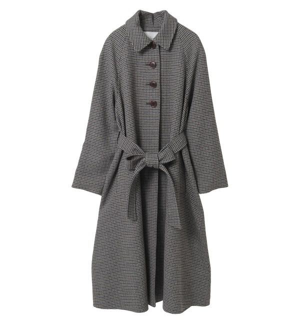 TIARA「ストール付きテントコート」|チェスターコート|