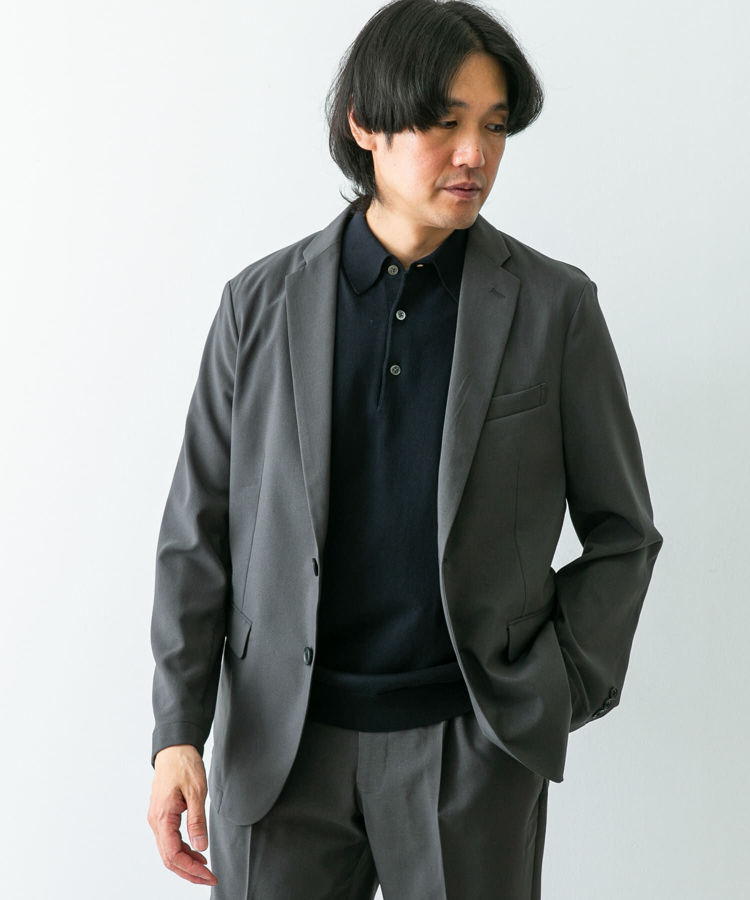 URBAN RESEARCH DOORS「『イージーケア』LIFE STYLE TAILOR　メランジトロストレッチジャケット」|その他|