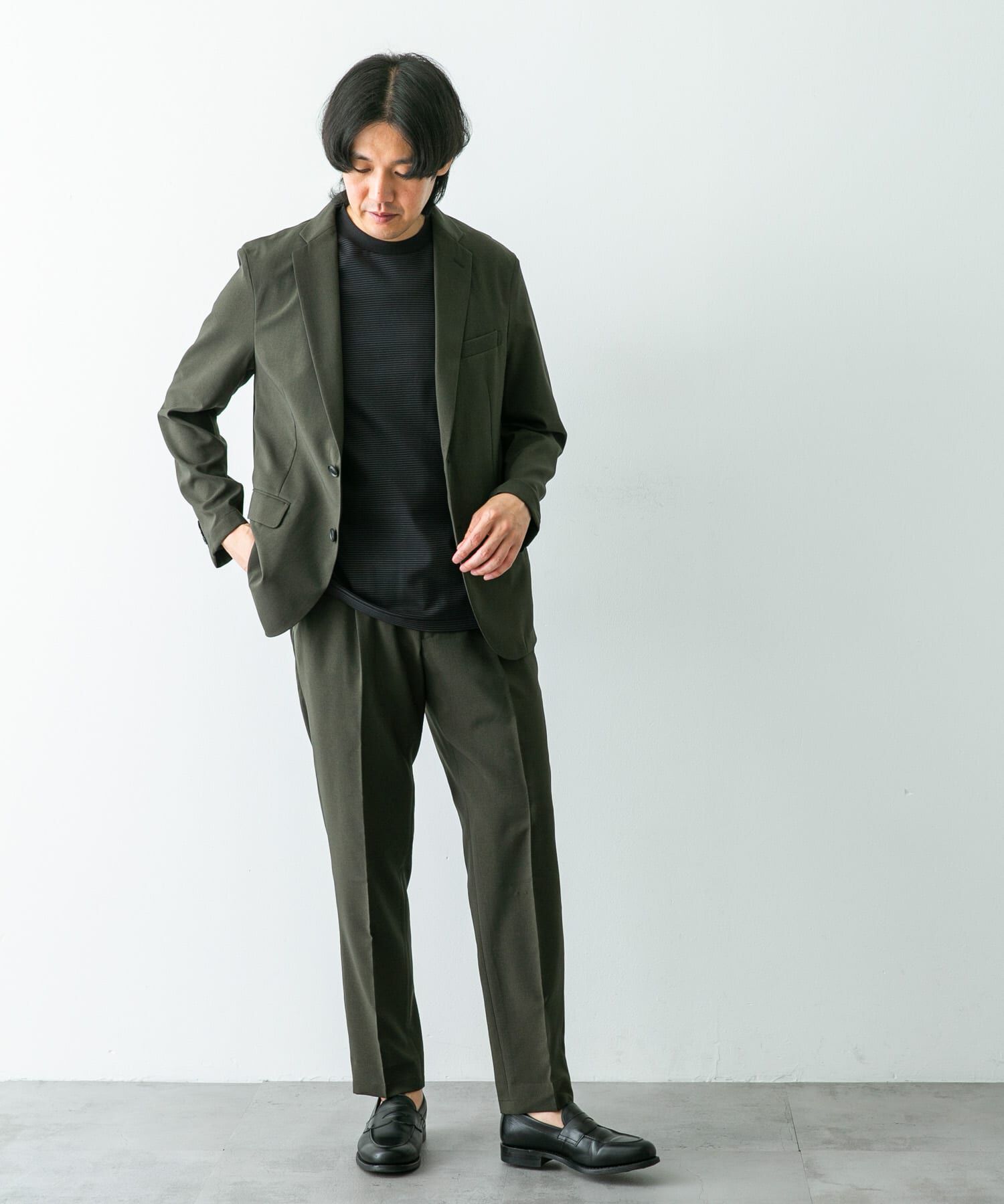 URBAN RESEARCH DOORS「『イージーケア』LIFE STYLE TAILOR　メランジトロストレッチジャケット」|その他|