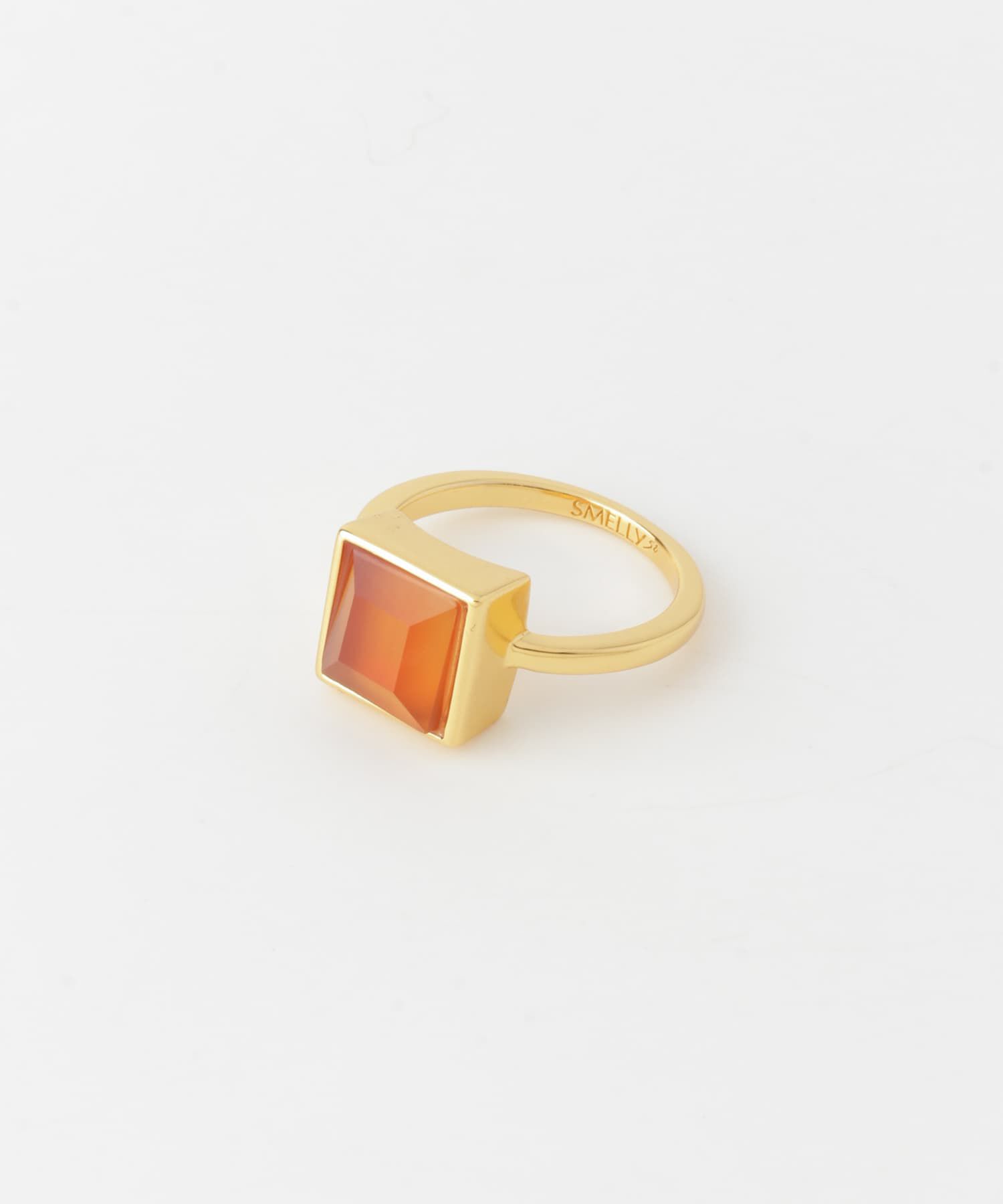 SMELLY「SMELLY so&rsquo;　square carnelian ring」|リング|