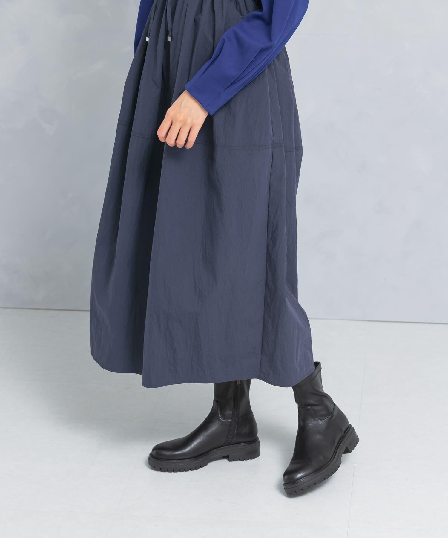 URBAN RESEARCH ROSSO「ドッキングウエストドロストワンピース」|ワンピース|